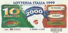 BIGLIETTO LOTTERIA  (BN496 - Billetes De Lotería