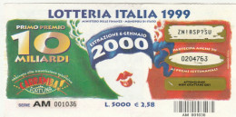 BIGLIETTO LOTTERIA  (BN495 - Billetes De Lotería