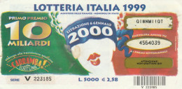 BIGLIETTO LOTTERIA  (BN494 - Billetes De Lotería