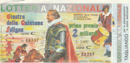 BIGLIETTO LOTTERIA  (BN493 - Billetes De Lotería