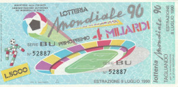 BIGLIETTO LOTTERIA  (BN470 - Billetes De Lotería