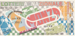 BIGLIETTO LOTTERIA  (BN471 - Billetes De Lotería