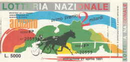 BIGLIETTO LOTTERIA  (BN467 - Billetes De Lotería