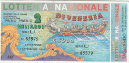 BIGLIETTO LOTTERIA  (BN474 - Billetes De Lotería