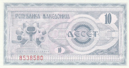 BANCONOTA - MACEDONIA 10- UNC (BN289 - Macédoine Du Nord