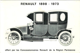 2 CP RENAULT 1898 - 1973 - Modèle De Dion Bouton ? - Sammlungen & Sammellose