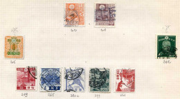 Réf 79 < JAPON< 9 Valeurs -- JAPAN - Collections, Lots & Series