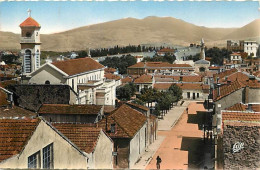 Pays Div-ref DD719- Algerie - Souk Ahras - Vue Sur L Eglise Et Sur La Mosquée-/ A Circulé En 1959 - - Souk Ahras