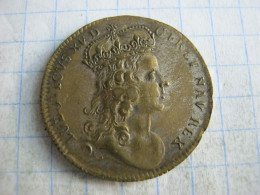 France Token Louis XV ( 1715 - 1774 ) Rex Coelesti Oleo Unctus 1722 - Monarquía / Nobleza