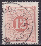 SE704B – SUEDE – SWEDEN – 1877-86 – NUMERAL VALUE – SC # J16 USED 17 € - Impuestos