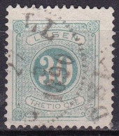 SE705B – SUEDE – SWEDEN – 1877-86 – NUMERAL VALUE – SG # D35b USED 5,25 € - Impuestos