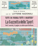 BIGLIETTO + CARTOLINA LOTTERIA (M_219 - Billetes De Lotería