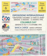 BIGLIETTO + CARTOLINA LOTTERIA (M_218 - Billetes De Lotería