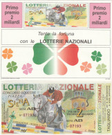 BIGLIETTO + CARTOLINA LOTTERIA (M_214 - Billetes De Lotería