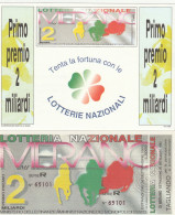 BIGLIETTO + CARTOLINA LOTTERIA (M_211 - Billetes De Lotería