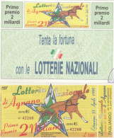 BIGLIETTO + CARTOLINA LOTTERIA (M_194 - Billetes De Lotería