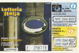 BIGLIETTO LOTTERIA ITALIA 2006 (M_171 - Billetes De Lotería