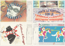 4 CARTOLINE LOTTERIE (M_168 - Billetes De Lotería