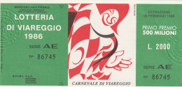 BIGLIETTO LOTTERIA (M_839 - Billetes De Lotería