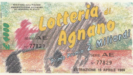 BIGLIETTO LOTTERIA (M_821 - Billetes De Lotería