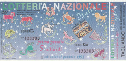 BIGLIETTO LOTTERIA (M_796 - Billetes De Lotería