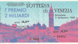 BIGLIETTO LOTTERIA (M_775 - Billetes De Lotería