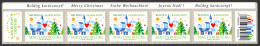 Church Heart Candle Tree Mountain 2023 Christmas EAN Barcode Stripe France Germany Self Adhesive Label Vignette Hungary - Nuovi