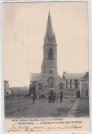 St-Ghislain. L'Eglise Et La Rue Des Artistes. * - Saint-Ghislain