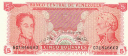 VENEZUELA 5 BOLIVARES -UNC - Venezuela