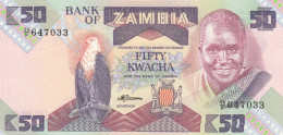 ZAMBIA 50 KWACHA (2) -UNC - Zambie