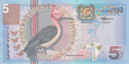 SURINAME 5 GULDEN -UNC - Surinam