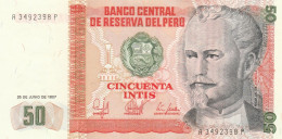 PERU' 50 INTIS -UNC - Perú