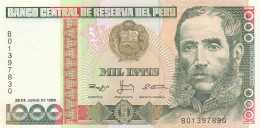 PERU' 1000 INTIS -UNC - Pérou