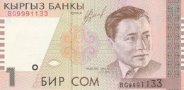 KIRGHIZISTAN 1 SOM -UNC - Kirguistán