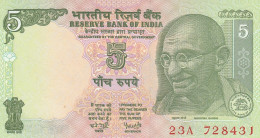 INDIA 5 RUPEES -UNC - Inde