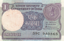 INDIA 1 RUPEES (fori Laterali Mazzetta) -UNC - Inde