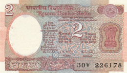 INDIA 2 RUPEES (fori Laterali Mazzetta) -UNC - Inde