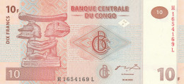 CONGO 10 FRANCS -UNC - République Du Congo (Congo-Brazzaville)