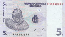 CONGO 5 CENTIMES -UNC - Republic Of Congo (Congo-Brazzaville)