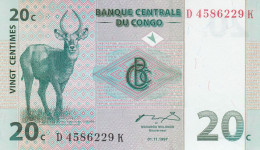 CONGO 20 CENTIMES -UNC - République Du Congo (Congo-Brazzaville)