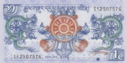 BHUTAN 1 NGULTRUM -UNC - Bhután