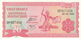 BURUNDI 20 FRANCS -UNC - Burundi