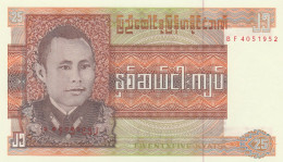 BURMA 25 KYATS -UNC - Myanmar