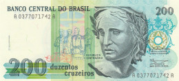 BRASILE 200 CRUZADOS -UNC - Brésil