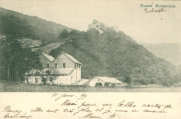 Guebwiller CPA 68 Haut Rhin Alsace Ruine Château Hugstein Superbe Carte Précurseur 1899 - Guebwiller
