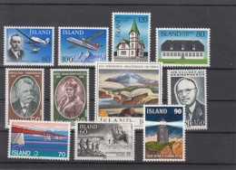 Iceland 1978 - Full Year MNH ** - Années Complètes