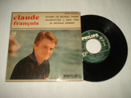 B12 / Claude François – Quand Un Bateau Passe  EP - 437.097 BE - Fr 1965 VG+/VG+ - Disco & Pop