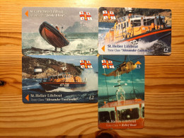 Phonecard Set Jersey 46JERA-D - Lifeboat - [ 7] Jersey Und Guernsey