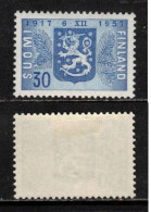 FINLAND FINNLAND FINLANDE  1957  MH(*) MI 486 YT 467  SC 351 STATE  COAT OF ARMS WAPPEN BLASON LION STAATSWAPPEN - Nuevos