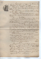 VP22.776 - SAINT JEAN D'ANGELY - Acte De 1882 - M. QUERON à VILLIERS - COUTURE Contre M. BRISSONNEAU, Sabotier - Manuscrits